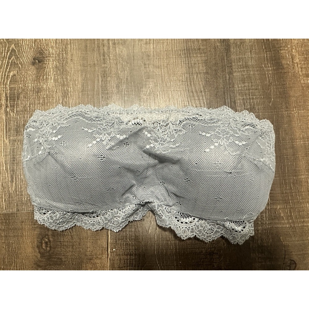 Spanx Gray Undetectable Strapless Bra Small